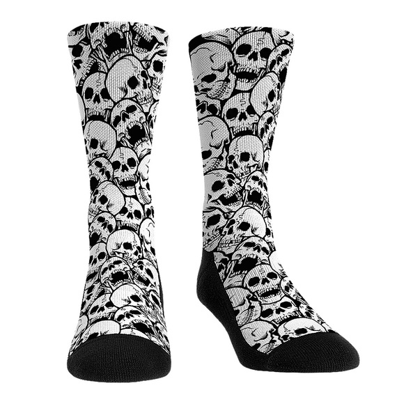 Rock Em Socks Stacked Skulls size S/M (NWT) - Picture 3 of 3